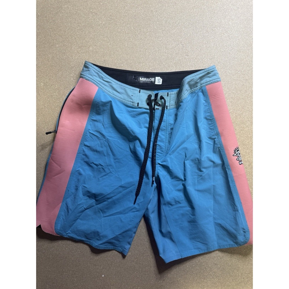 New Rip Curl Mirage 3-2-One Cordura Ultimate Stretch Board Shorts Men Sz 32 Blue